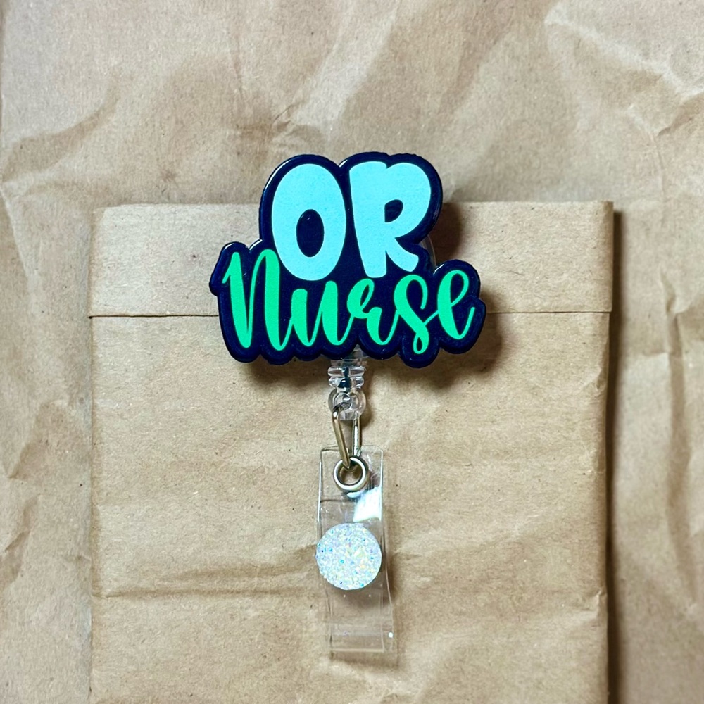 OR Nurse Badge Reel